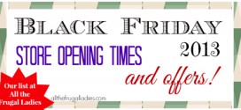 Black Friday store opening times and offers